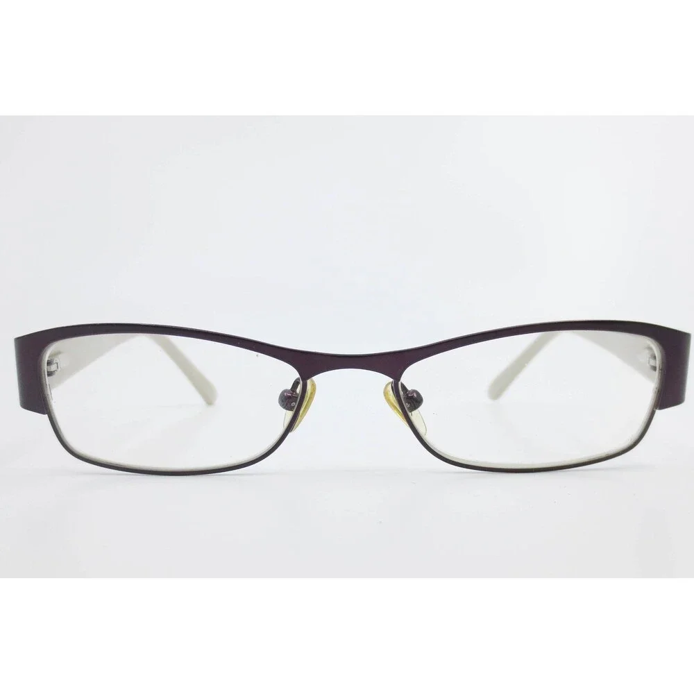 Candies Vita PL Purple Rectangle Eyeglasses Frames Rhinestone Accents 49-16-135